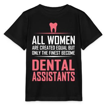 alle Frauen Zahnarzthelferinnen Grafik - Stanley/Stella Kinder T-Shirt MINI CREATOR  - Schwarz - Vorne - Mikhail (115cm)