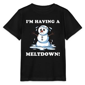 Je suis en train de m’effondrer ! - T-shirt bio MINI CREATOR Stanley/Stella Enfant - noir - Devant - Mikhail (115cm)