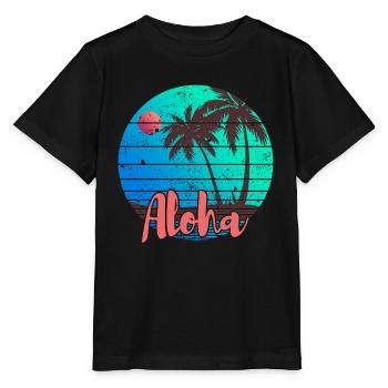 Aloha - T-shirt bio MINI CREATOR Stanley/Stella Enfant - noir - Devant - Mikhail (115cm)