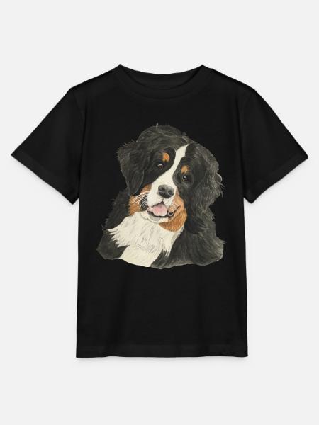 Berner Sennenhund - Stanley/Stella Kinder T-Shirt MINI CREATOR - Schwarz