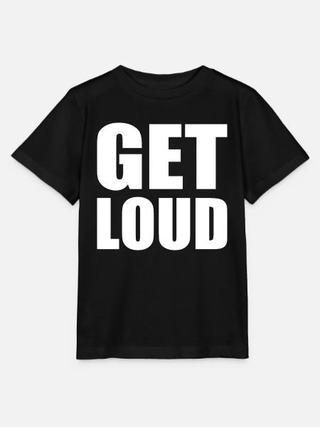 Get loud - Stanley/Stella Kinder T-Shirt MINI CREATOR - Schwarz