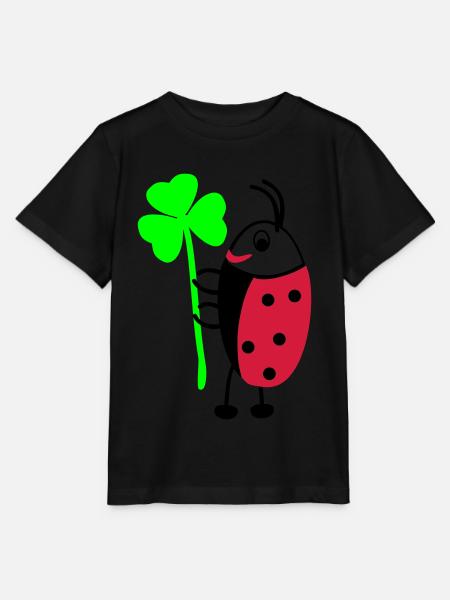 Glückskäfer - Stanley/Stella Kinder T-Shirt MINI CREATOR - Schwarz
