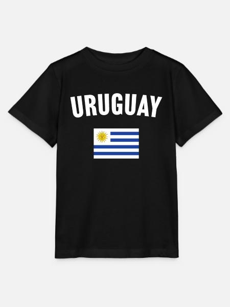 Uruguay Flagge - Stanley/Stella Kinder T-Shirt MINI CREATOR - Schwarz