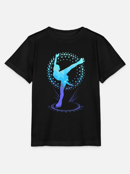 Eiskunstlauf Eiskunstläufer Ice Dancing Ice Skate - Stanley/Stella Kinder T-Shirt MINI CREATOR - Schwarz