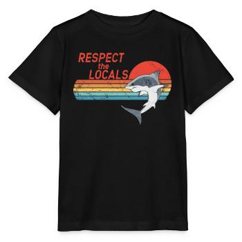 Respect the Locals - Stanley/Stella MINI CREATOR Kids’ T-Shirt - black - Front - Mikhail (115cm)