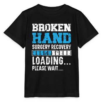 Chirurgie de la main cassée Récupération de blessure - T-shirt bio MINI CREATOR Stanley/Stella Enfant - noir - Devant - Mikhail (115cm)
