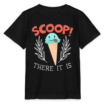 Schaufel dort ist es Eiscreme Eisbecher Gelato Dessert - Stanley/Stella Kinder T-Shirt MINI CREATOR  - Schwarz - Vorne - Mikhail (115cm)
