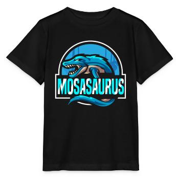 Sea-Rex Dino Paléontologue Dinosaure Mosasaurus - T-shirt bio MINI CREATOR Stanley/Stella Enfant - noir - Devant - Mikhail (115cm)