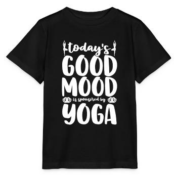 Dicton de spiritualité de yoga - T-shirt bio MINI CREATOR Stanley/Stella Enfant - noir - Devant - Mikhail (115cm)
