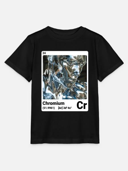 AI am Chrom (wt) - Stanley/Stella Kinder T-Shirt MINI CREATOR - Schwarz