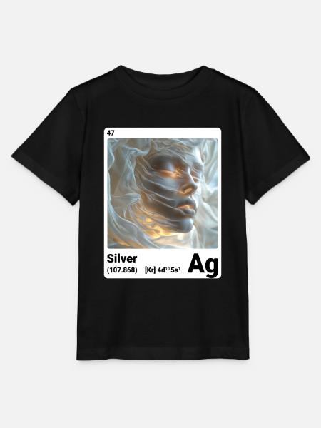 AI am Silber (wt) - Stanley/Stella Kinder T-Shirt MINI CREATOR - Schwarz