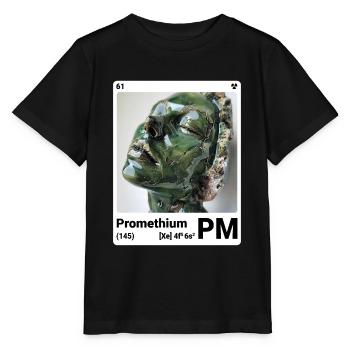 AI am Promethium (wt) - Stanley/Stella Kinder T-Shirt MINI CREATOR  - Schwarz - Vorne - Mikhail (115cm)