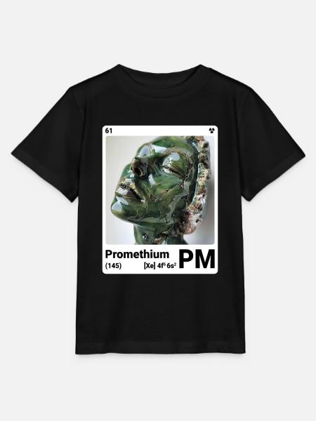 AI am Promethium (wt) - Stanley/Stella Kinder T-Shirt MINI CREATOR  - Schwarz
