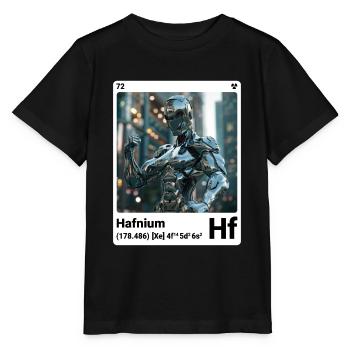 AI am Hafnium (at) Stilelement periodisch - Stanley/Stella Kinder T-Shirt MINI CREATOR  - Schwarz - Vorne - Mikhail (115cm)