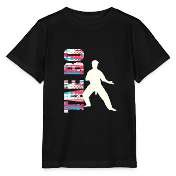 Tae Bo, an international martial art - Stanley/Stella MINI CREATOR Kids’ T-Shirt - black - Front - Mikhail (115cm)