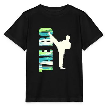 Tae Bo, an international martial art - Stanley/Stella MINI CREATOR Kids’ T-Shirt - black - Front - Mikhail (115cm)