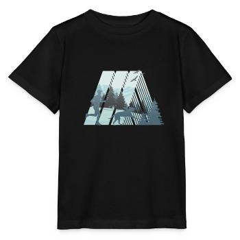 Canicross, jogging et sports canins sur le terrain - T-shirt bio MINI CREATOR Stanley/Stella Enfant - noir - Devant - Mikhail (115cm)