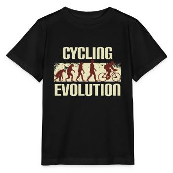 Cyclist Evolution, Cyclists - Stanley/Stella MINI CREATOR Kids’ T-Shirt - black - Front - Mikhail (115cm)