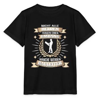 Bauleiter, Ehrgeiz und Einsatz pur - Stanley/Stella Kinder T-Shirt MINI CREATOR  - Schwarz - Vorne - Mikhail (115cm)