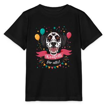 Dalmatian Carnival Carnival - Stanley/Stella MINI CREATOR Kids’ T-Shirt - black - Front - Mikhail (115cm)