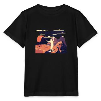 Slackline, Balance Sport - Stanley/Stella Kinder T-Shirt MINI CREATOR  - Schwarz - Vorne - Mikhail (115cm)