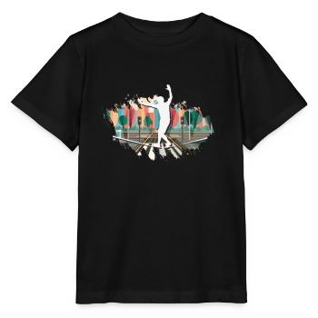 Slackline, Urbain, Lifestyle & City - T-shirt bio MINI CREATOR Stanley/Stella Enfant - noir - Devant - Mikhail (115cm)