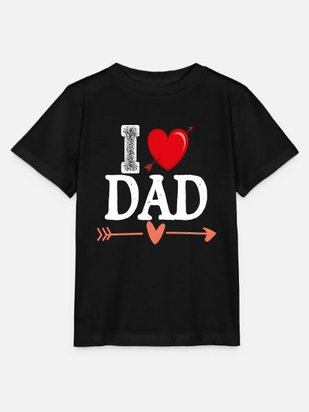 Ich liebe Papa SE - Stanley/Stella Kinder T-Shirt MINI CREATOR - Schwarz