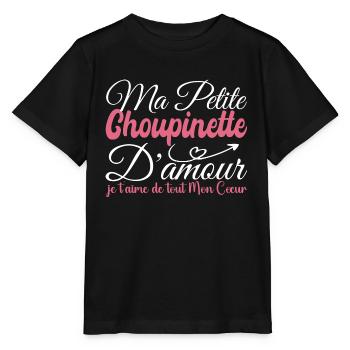 Liebe Süßes Geschenk, süß Ich liebe dich - Stanley/Stella Kinder T-Shirt MINI CREATOR  - Schwarz - Vorne - Mikhail (115cm)