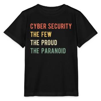 Cyber Security - Die wenigen stolzen Paranoiden I - Stanley/Stella Kinder T-Shirt MINI CREATOR  - Schwarz - Vorne - Mikhail (115cm)