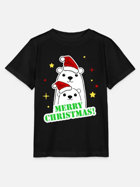 Frohe Weihnachtsfeier - Stanley/Stella Kinder T-Shirt MINI CREATOR  - Schwarz