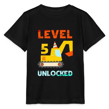 Pelle déverrouillée de niveau 5 - T-shirt bio MINI CREATOR Stanley/Stella Enfant - noir - Devant - Mikhail (115cm)
