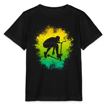 Stunt Scooter Roller E-Scooter E-Roller - T-shirt bio MINI CREATOR Stanley/Stella Enfant - noir - Devant - Mikhail (115cm)