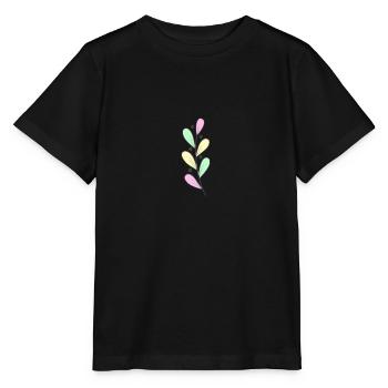 Colorfull Flower - Stanley/Stella MINI CREATOR Kids’ T-Shirt - black - Front - Mikhail (115cm)