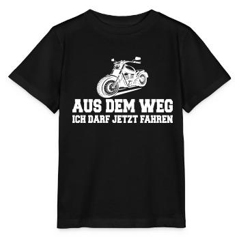 Out of the way, I'm allowed to drive now - Stanley/Stella MINI CREATOR Kids’ T-Shirt - black - Front - Mikhail (115cm)