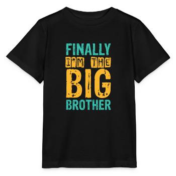 CHEMISE POUR LE GRAND FRÈRE - T-shirt bio MINI CREATOR Stanley/Stella Enfant - noir - Devant - Mikhail (115cm)