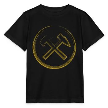 Ruhrpott Schlägel und Eisen Ruhrgebiet - Stanley/Stella Kinder T-Shirt MINI CREATOR  - Schwarz - Vorne - Mikhail (115cm)