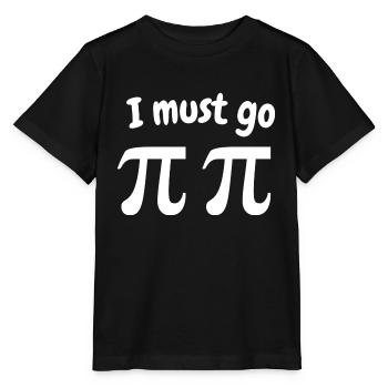 pi witz WC Toilette Mathe - Stanley/Stella Kinder T-Shirt MINI CREATOR  - Schwarz - Vorne - Mikhail (115cm)