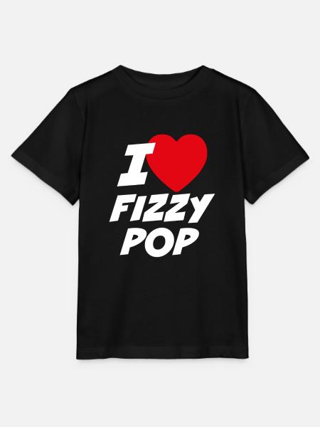 Ich liebe Fizzy Pop - Stanley/Stella Kinder T-Shirt MINI CREATOR - Schwarz