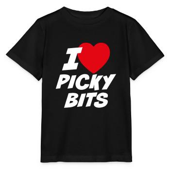 Ich liebe wählerische Bits - Stanley/Stella Kinder T-Shirt MINI CREATOR  - Schwarz - Vorne - Mikhail (115cm)
