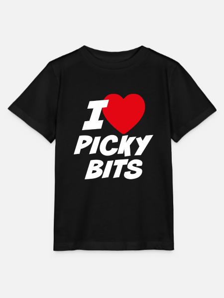 Ich liebe wählerische Bits - Stanley/Stella Kinder T-Shirt MINI CREATOR - Schwarz