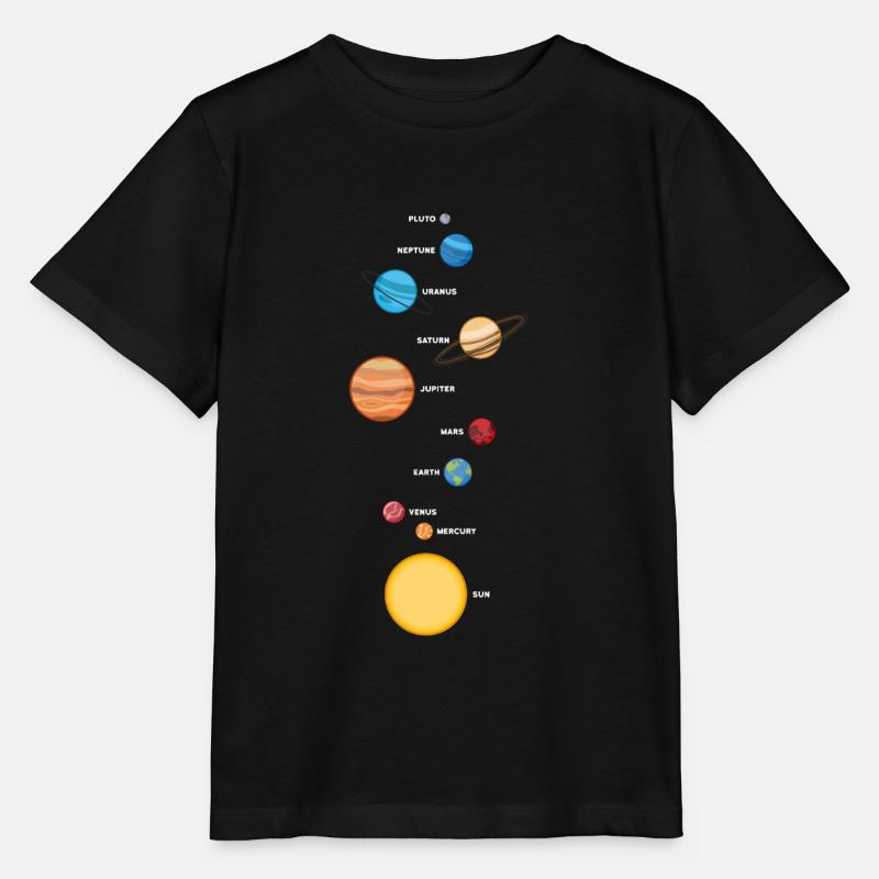 Système solaire - T-shirt bio MINI CREATOR Stanley/Stella Enfant - noir