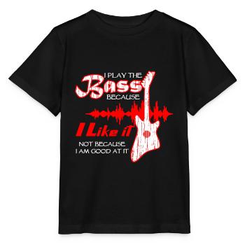 Bassists - Stanley/Stella MINI CREATOR Kids’ T-Shirt - black - Front - Mikhail (115cm)