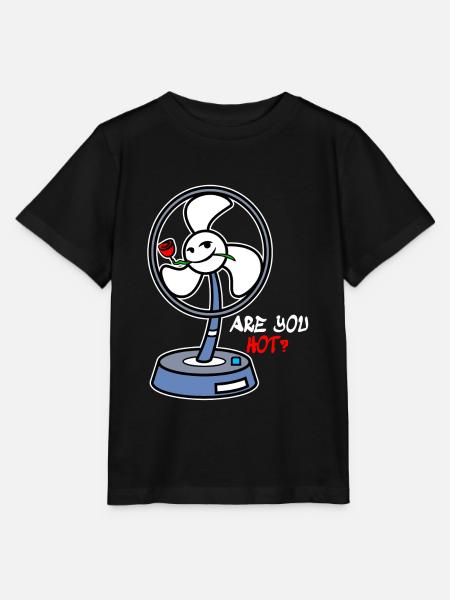 Ventilator Hitze - Stanley/Stella Kinder T-Shirt MINI CREATOR - Schwarz