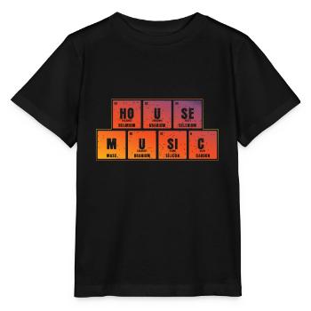 House Music - Stanley/Stella MINI CREATOR Kids’ T-Shirt - black - Front - Mikhail (115cm)