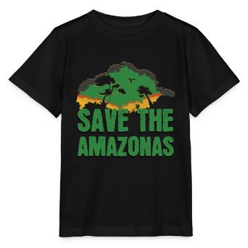 Rettet Den Amazonas - Stanley/Stella Kinder T-Shirt MINI CREATOR  - Schwarz - Vorne - Mikhail (115cm)