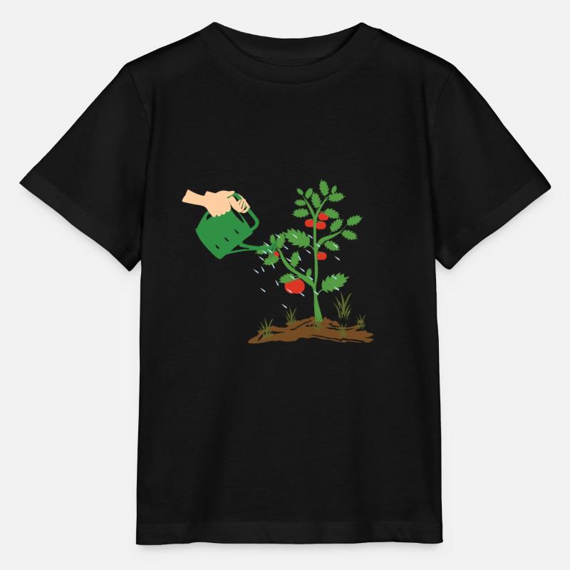 Garten Tomaten - Stanley/Stella Kinder T-Shirt MINI CREATOR  - Schwarz