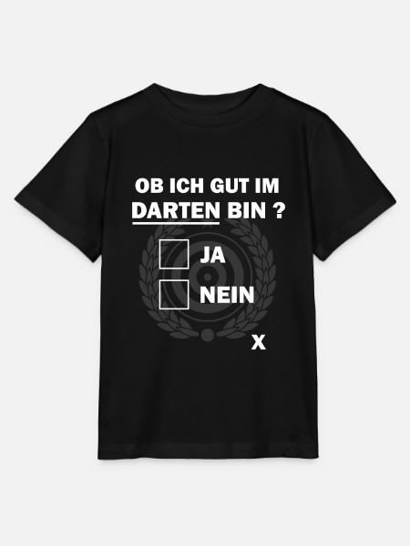 Darts, Darten, lustiger Dart Spruch, humor - Stanley/Stella Kinder T-Shirt MINI CREATOR - Schwarz