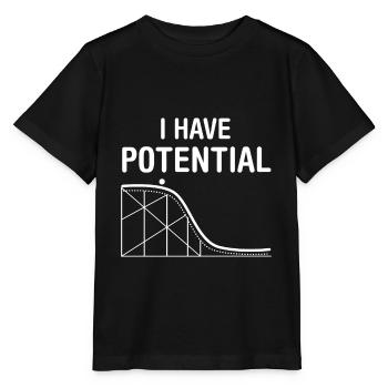 Potential physicist - Stanley/Stella MINI CREATOR Kids’ T-Shirt - black - Front - Mikhail (115cm)