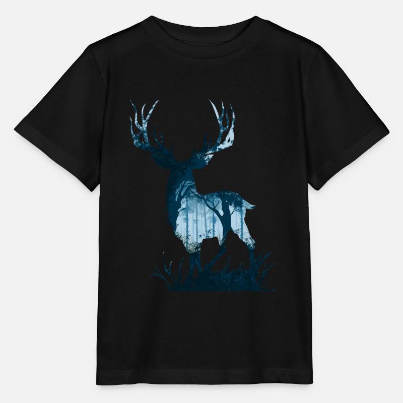 Esprit de forêt - T-shirt bio MINI CREATOR Stanley/Stella Enfant - noir