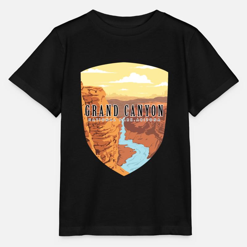 Grand Canyon - T-shirt bio MINI CREATOR Stanley/Stella Enfant - noir